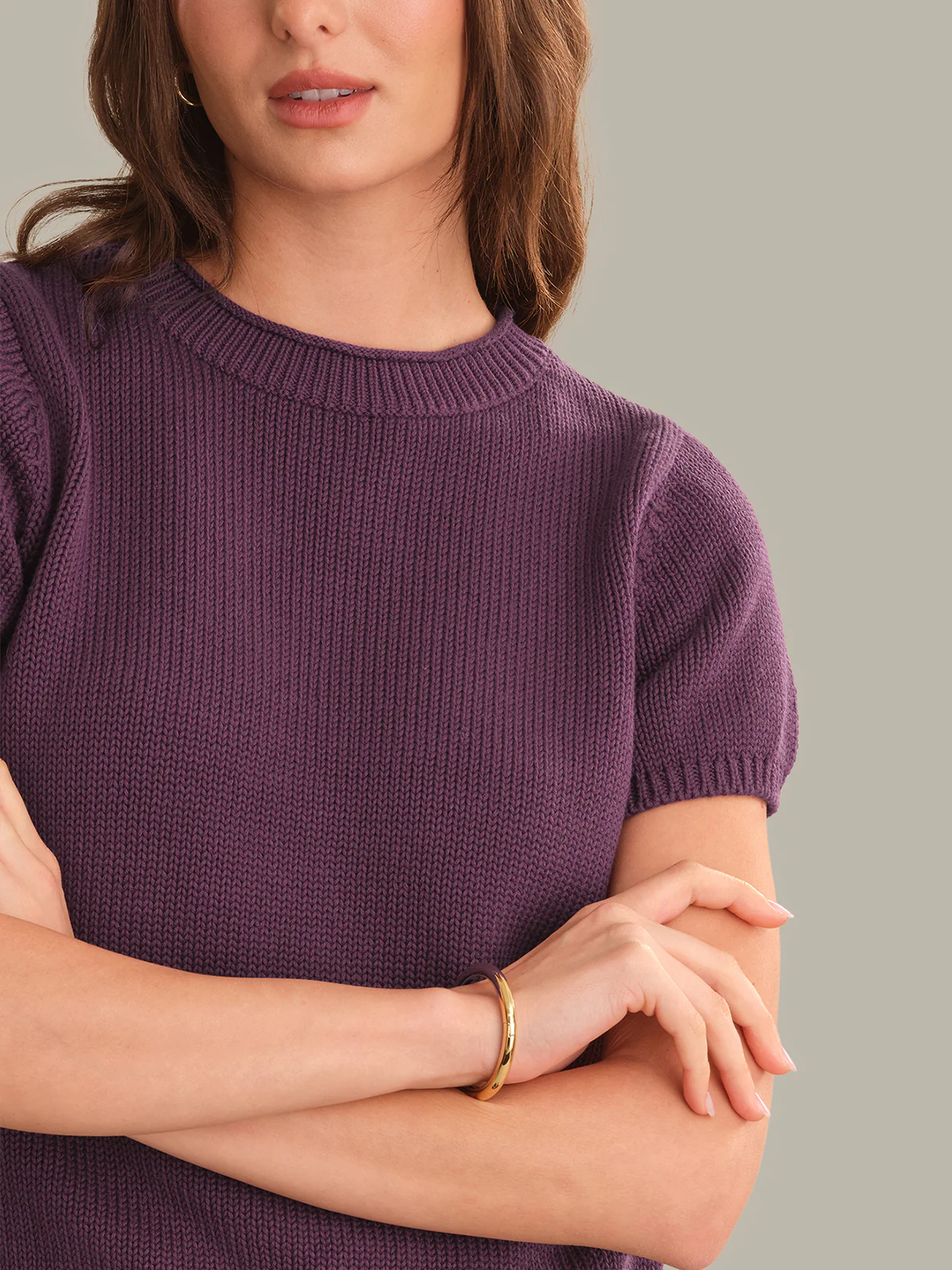 Banks Rolled Edge Sweater Tee - Image 4