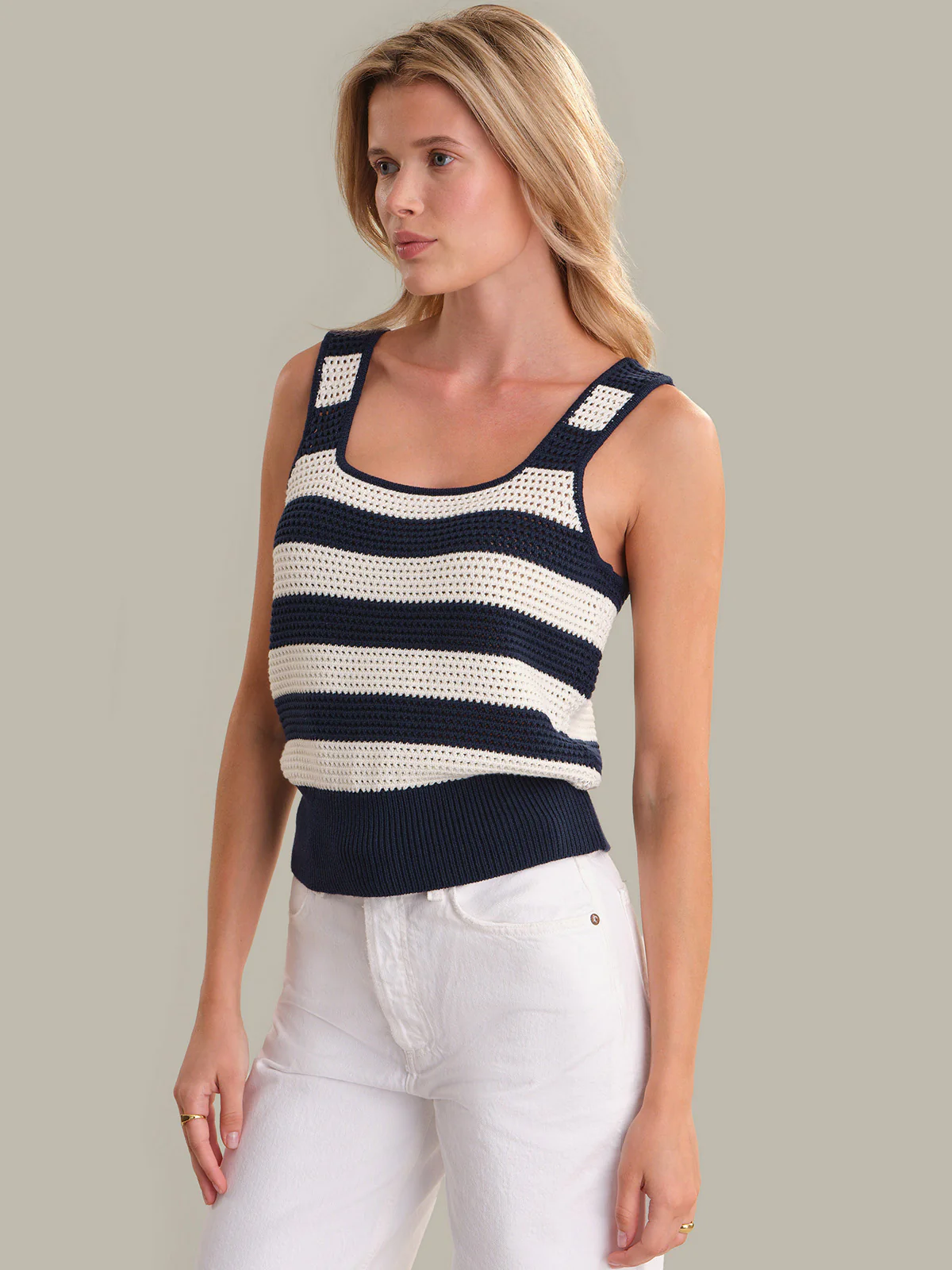 Blake: Square Neck Crochet Tank - Image 2