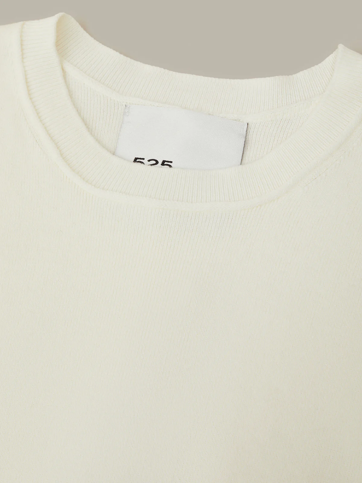 Colette Solid Crew Neck Boxy Tee - Image 4