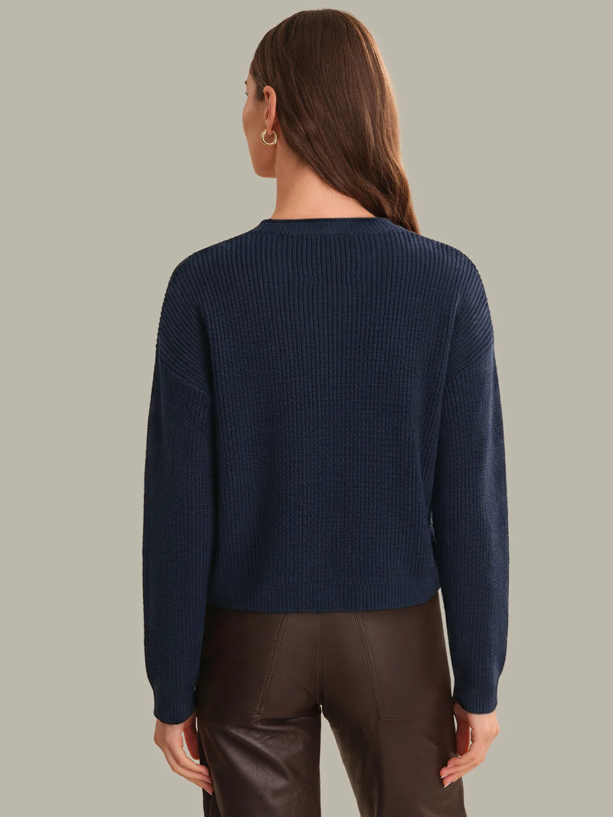 Daphne: Cropped Cotton Pullover - Image 3