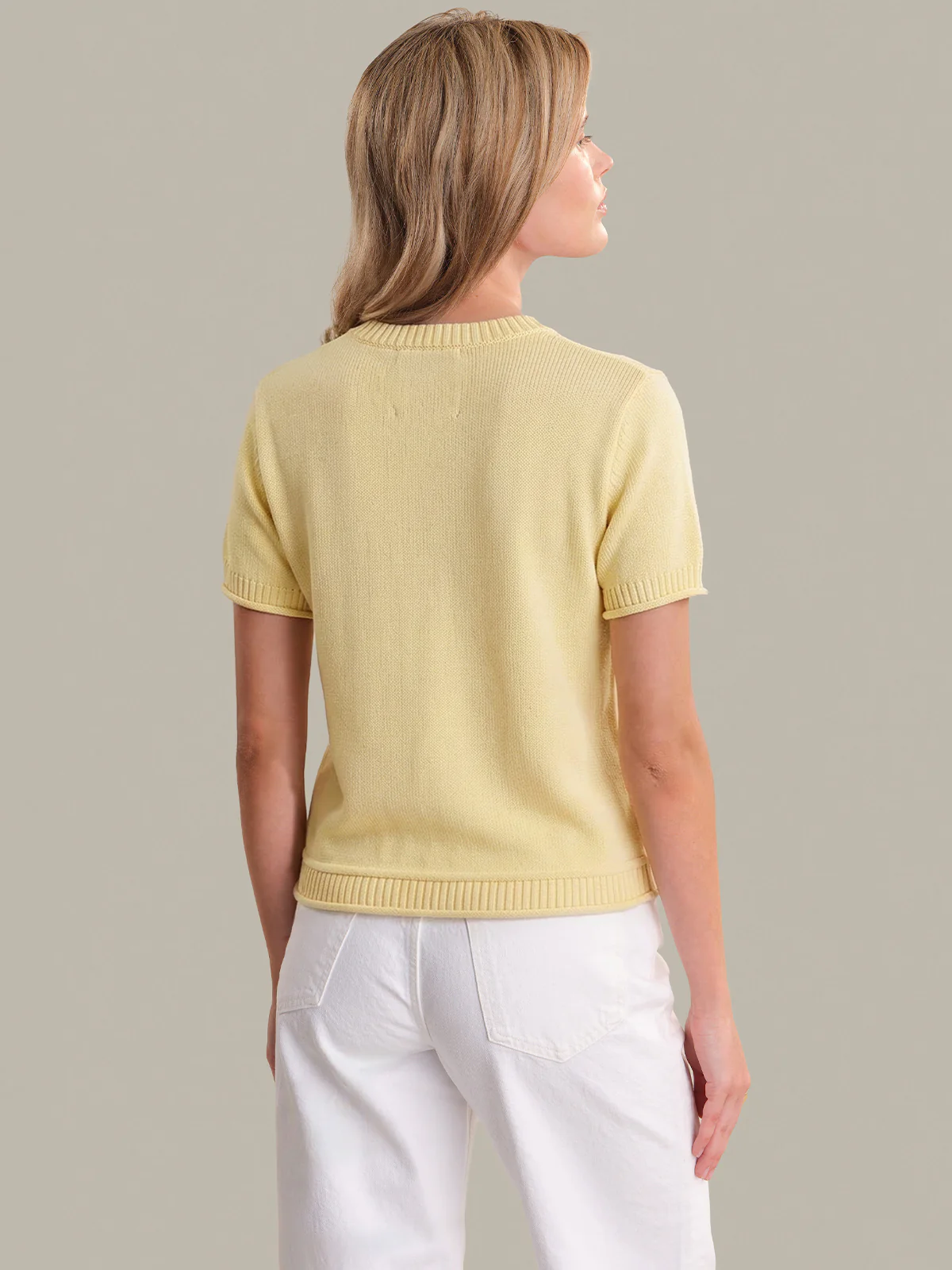 Fiona: Classic Cotton Short Sleeve Tee - Image 3
