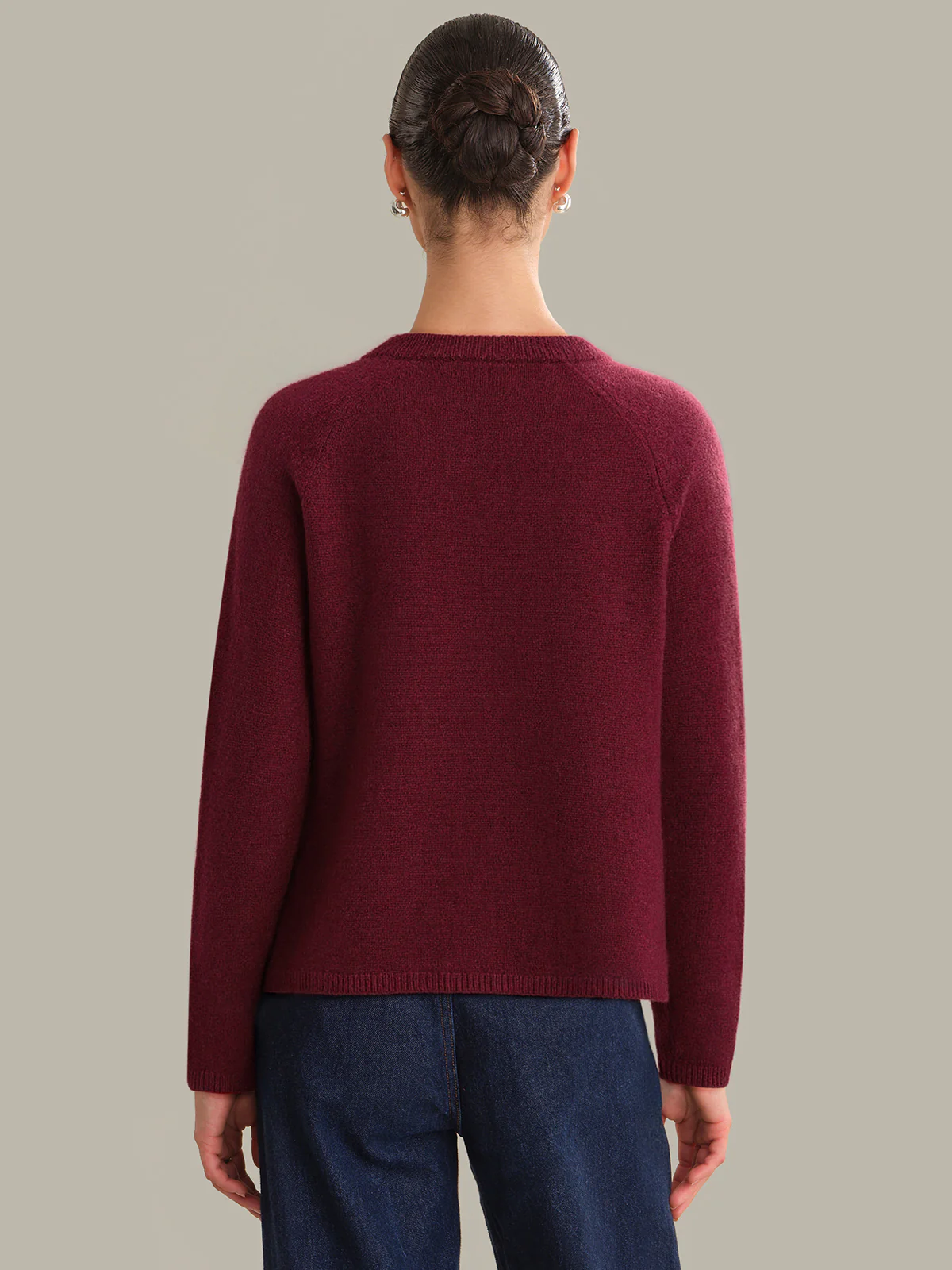 Jane: 100% Cashmere Foxhound Sweater - Image 3