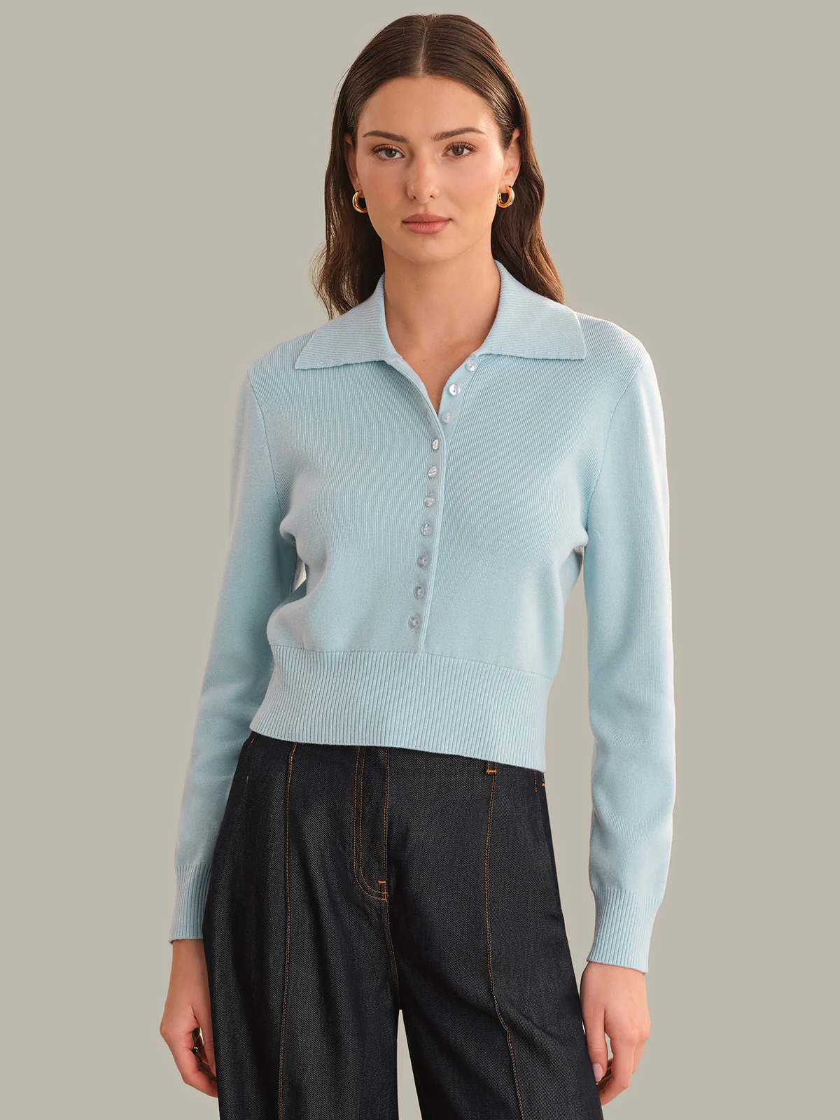 Millicent Extended Placket Collared Polo