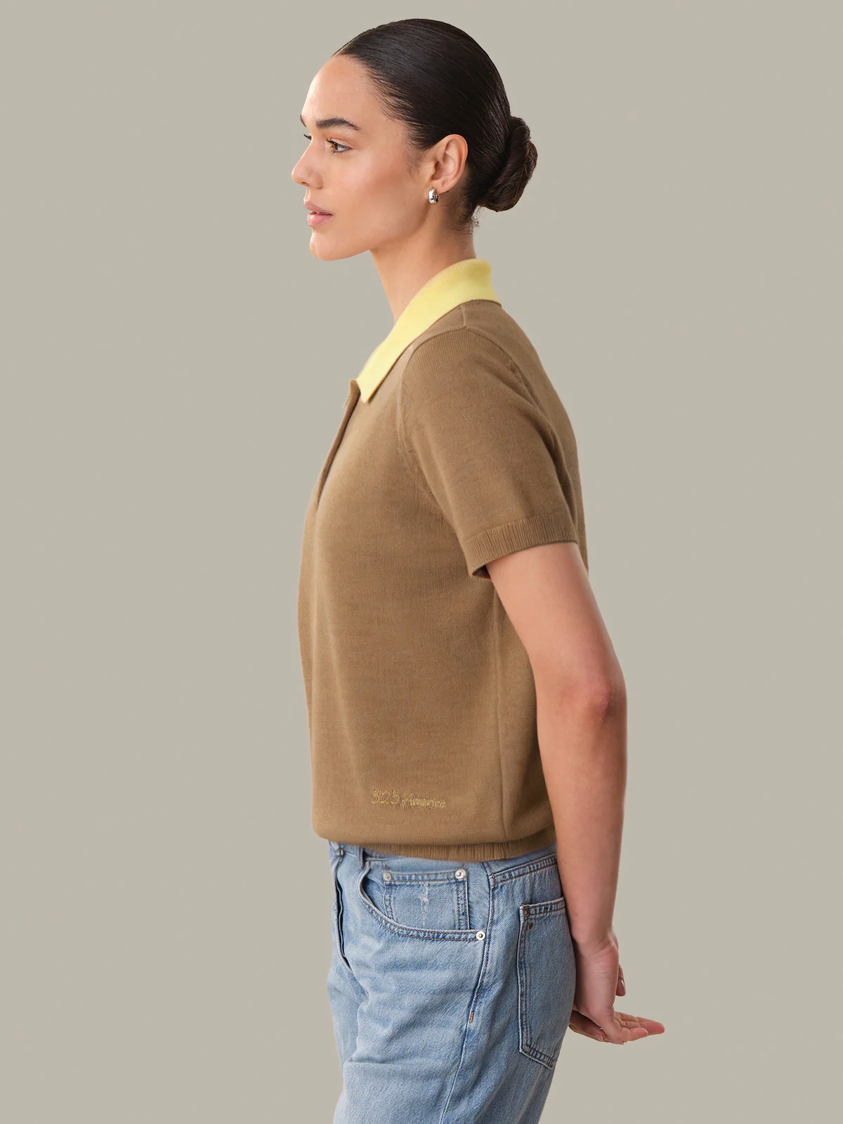 Molly: Cotton Colorblock Polo - Image 2
