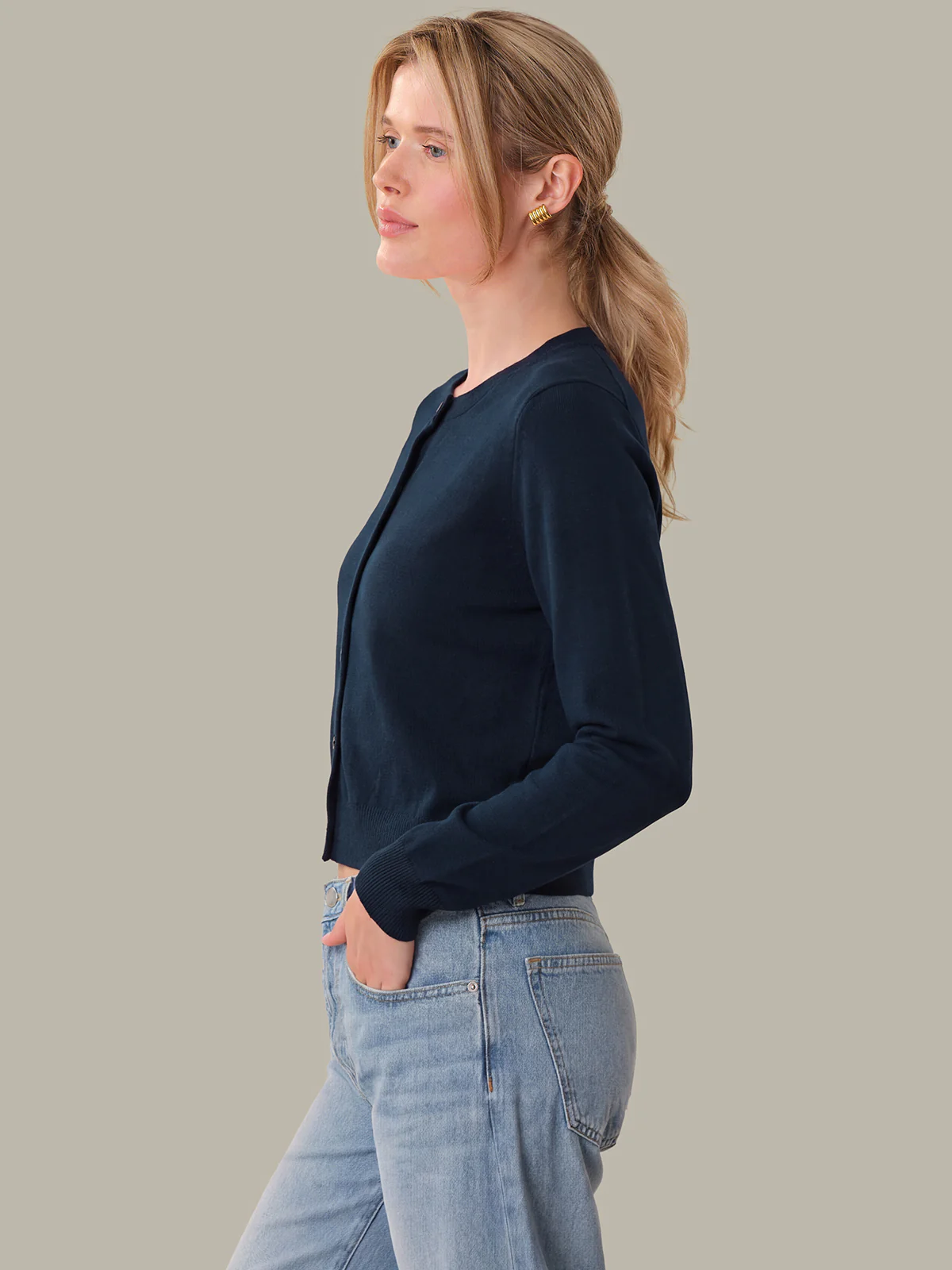 Paloma: Cropped Cardigan - Image 2