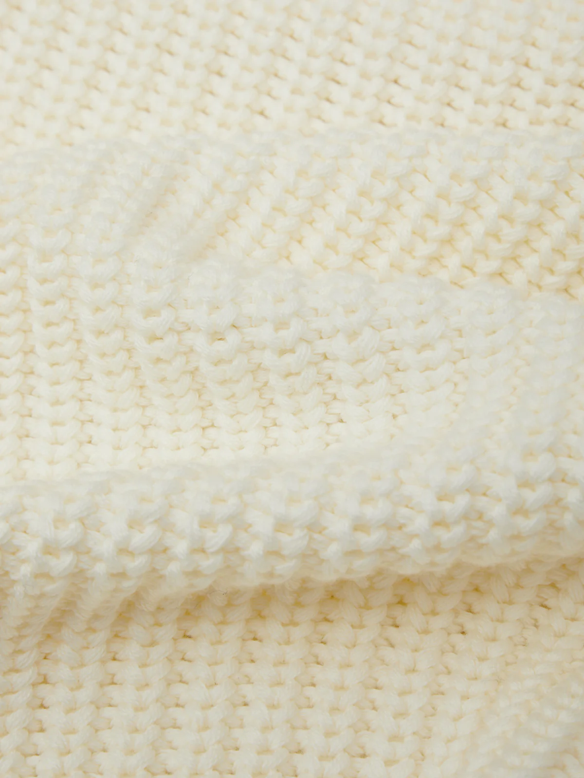 Stella: Cotton Shaker Stitch Turtleneck Sweater - Image 5