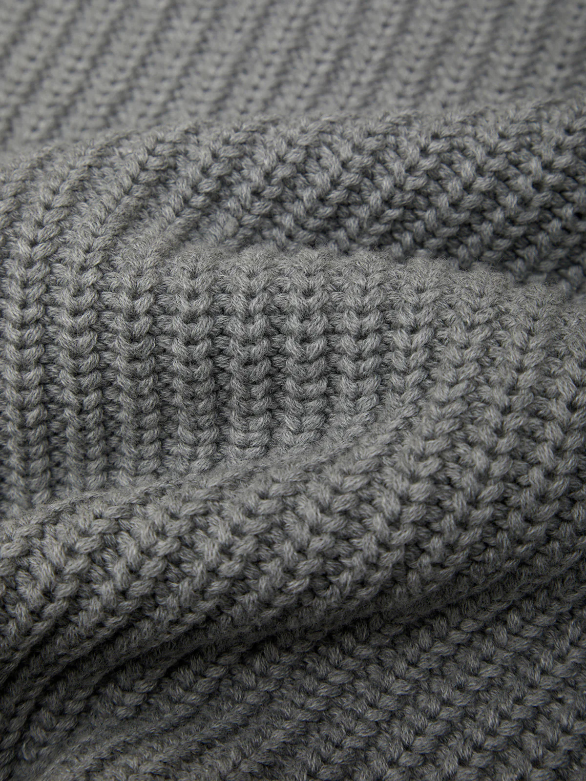 Stella: Cotton Shaker Stitch Turtleneck Sweater - Image 5