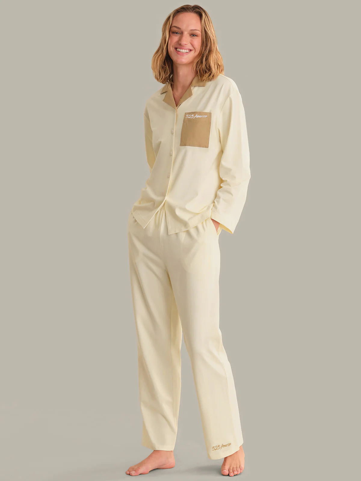 The Cotton Colorblock Sleep Set