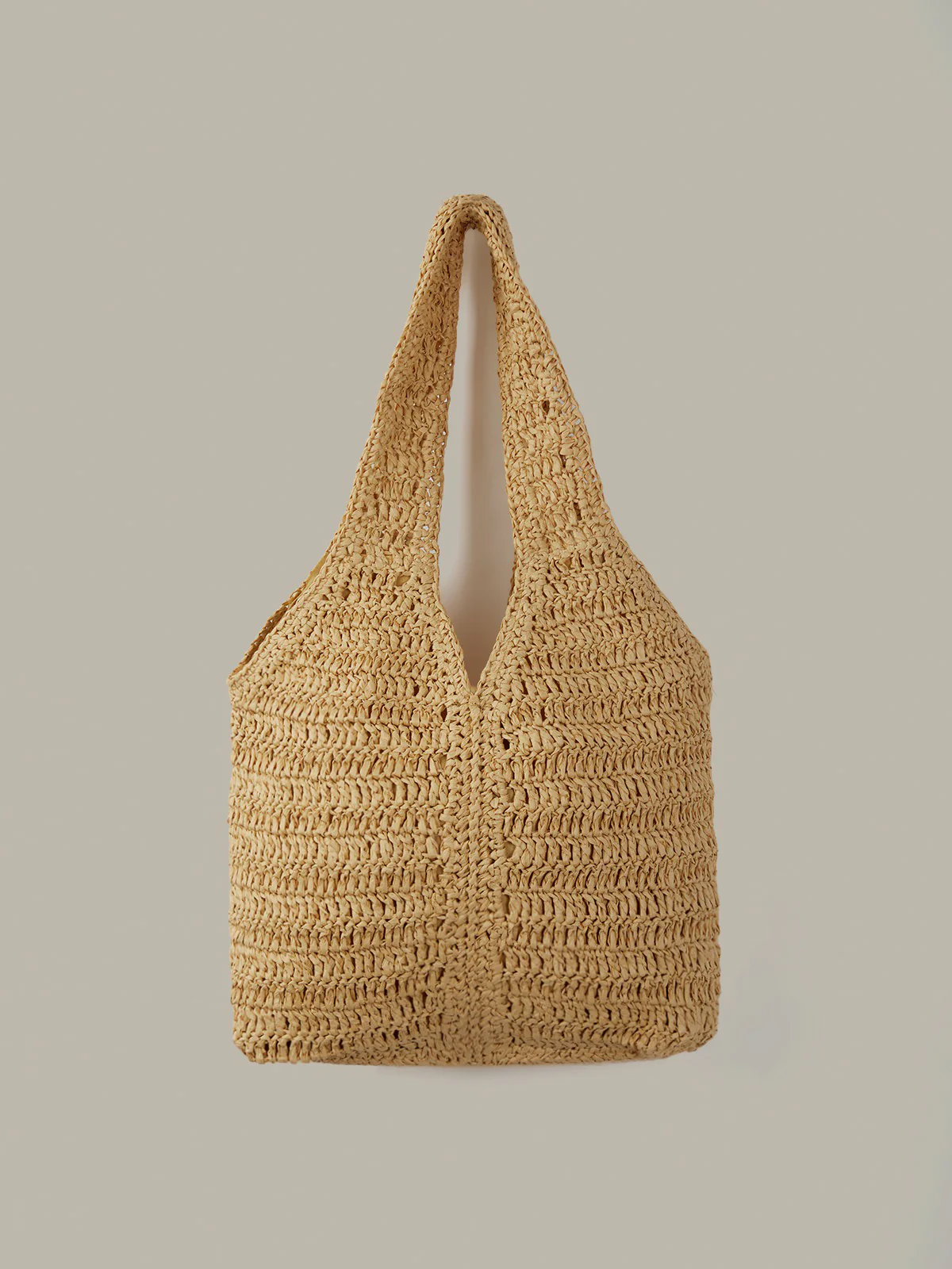 The Lola: Woven Straw Tote Bag - Image 2